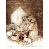 Christmas Cards Boxed Away In The Manger