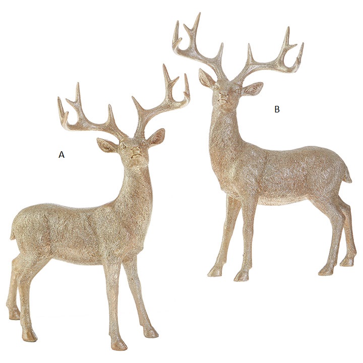 Deer S/2 Standing Gold