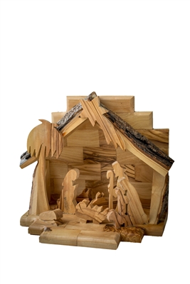 Holy Land Nativity With Figurines