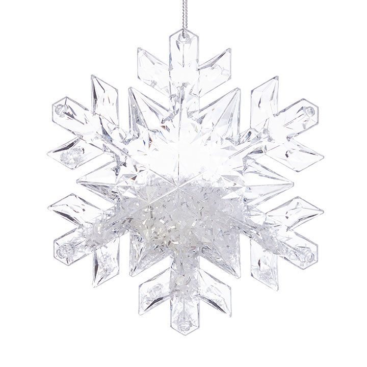 Ornament Snowflake Iced