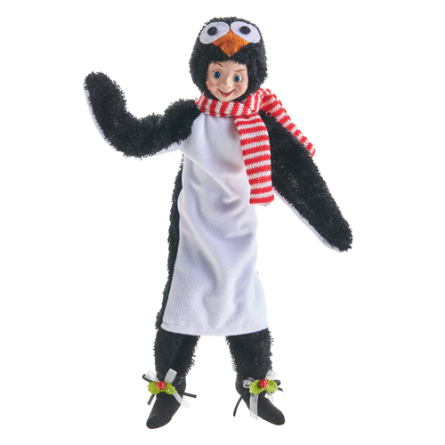 Elf Penguin Dressed Posable