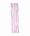 Cascading LED Pink Lights Tinsel S/5