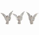 Angels Set of 3 Silver Gold