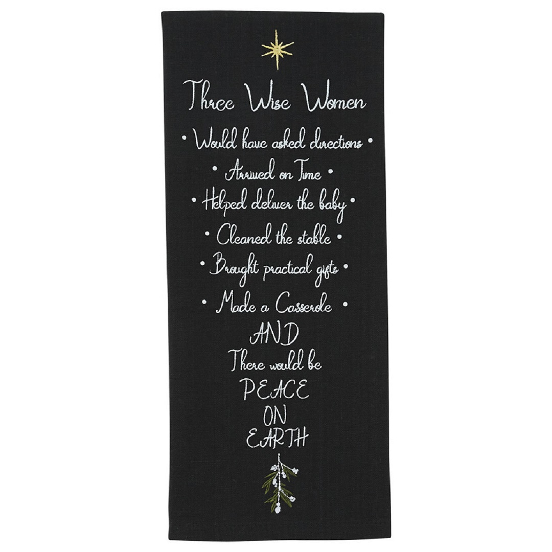 Dishtowel 3 Wise Women