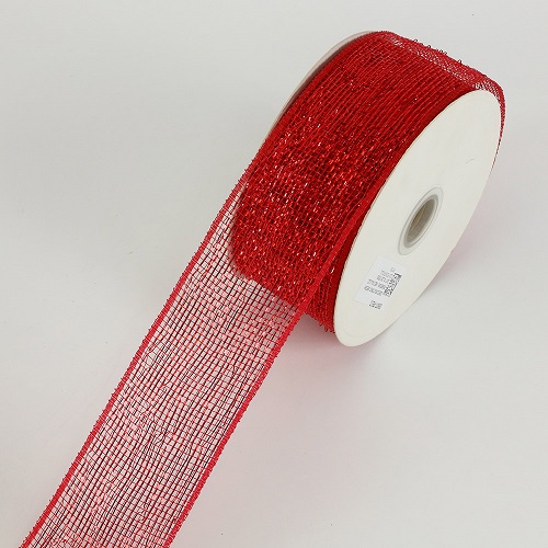 Ribbon Deco Mesh Mesh Red