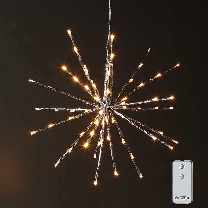Starburst Light Silver 18 Size