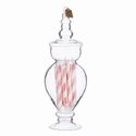 Ornament Jar Glass Peppermints