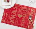 Placemat Christmas Red
