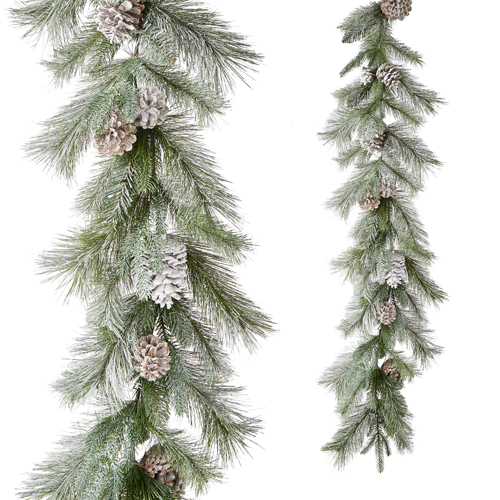 Garland Frosted Pinecone Cedar