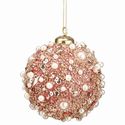 Ornament Pearl Pink Beaded