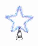 Tree Topper Star Tinsel Lighted