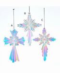 Ornament Cross Iridescent