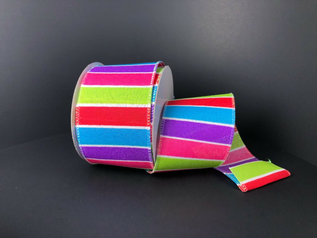 Ribbon Stripe Bright Colors