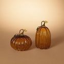 Pumpkin Glass Amber Color