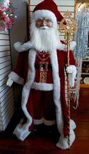 Kringle Klaus Santa Staff Life Size