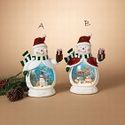 Snowman Water Globe Musical