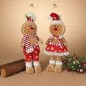 Gingerbread Plush Boy Girl Figurines