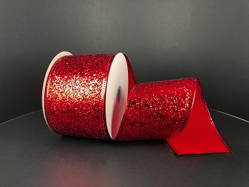 Ribbon Red Super Glitter