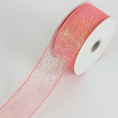 Ribbon Deco Mesh Coral