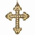 Ornament Cross Jewel Beaded
