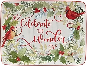 Platter Rectangular Celebrate The Wonder