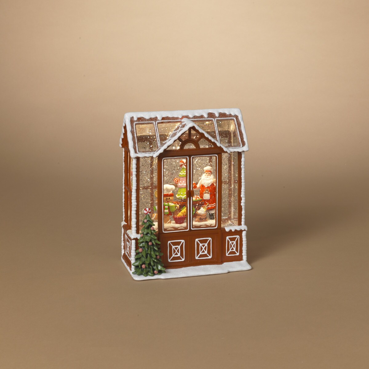 Gingerbread House Lighted