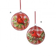 Ornament Cardinal Plaid