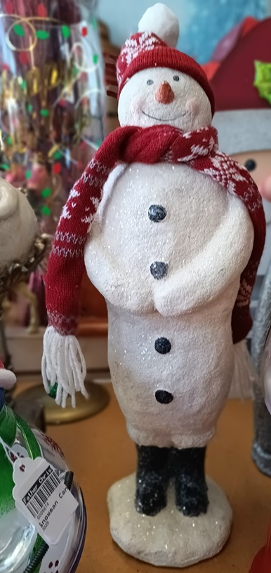 Snowman With Scarf