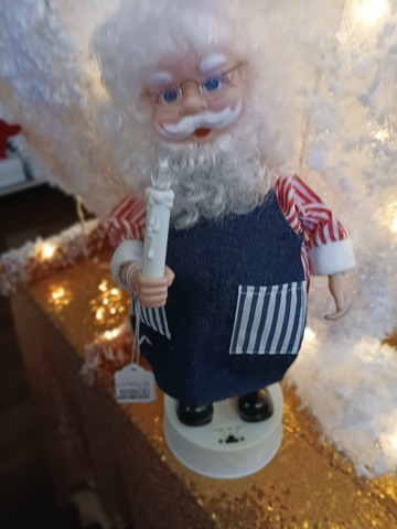 Santa Musical Holding Light