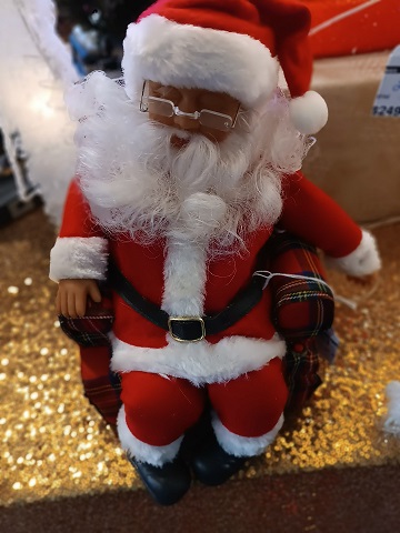 Santa Snoring In Chair
