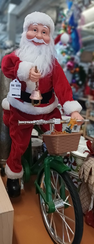 Santa Musical Riding Bike