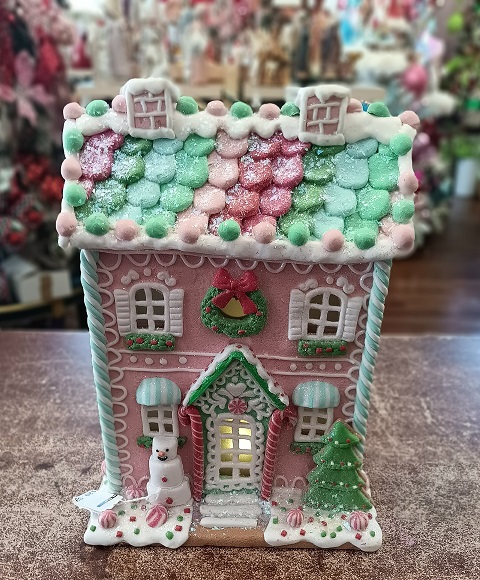 Gingerbread House Pastel Color