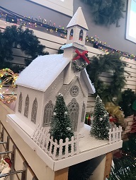 Church Frosted White Lighted