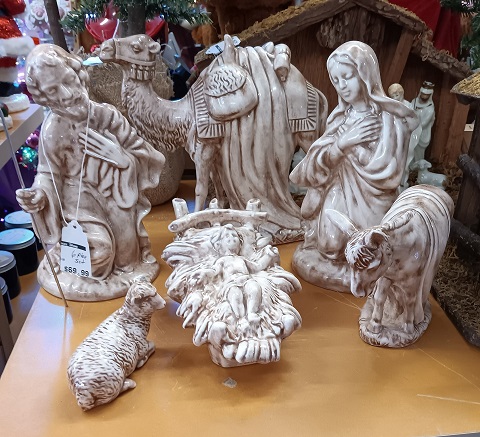 Nativity 6pc Set Beige Washed