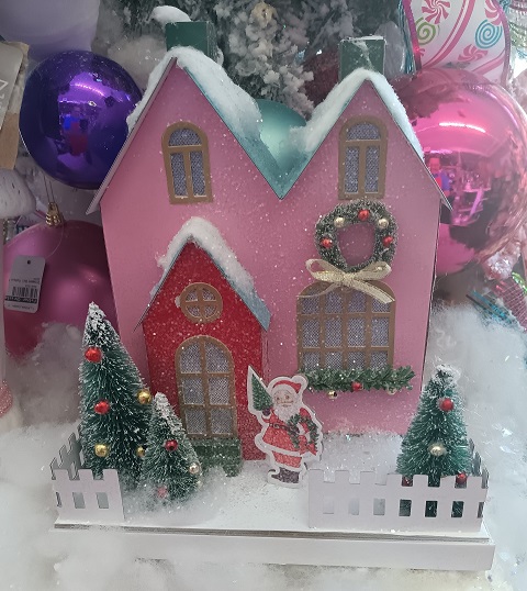 House Frosted Pink Color