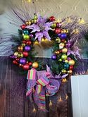 Wreath Plated Ball Multi Color