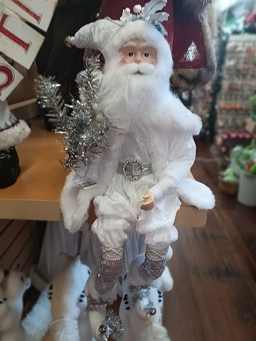 Santa White Sitting