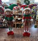 Elf Jester Boy And Girl Standing