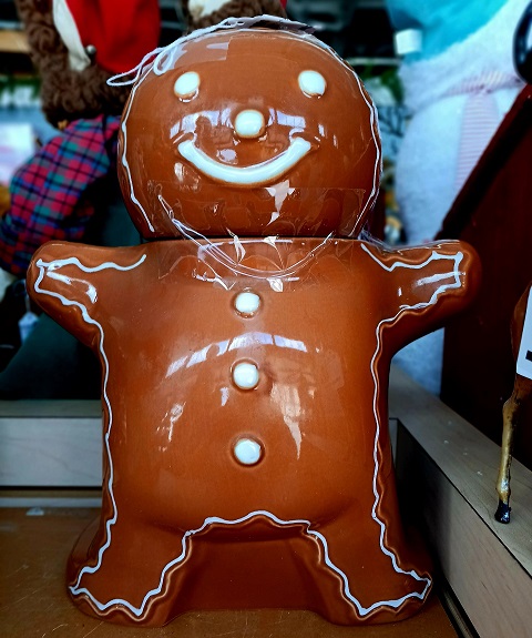 Gingerbread Man Cookie Jar