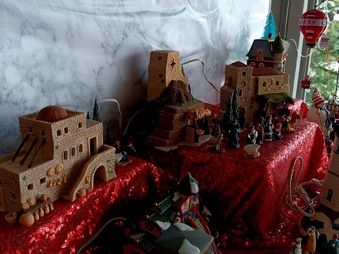 Bethlehem Village Set Lighted