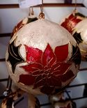 Ornament Poinsettia Ball Shape