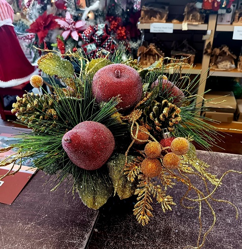 Fruit Beaded Topiary Arrangement