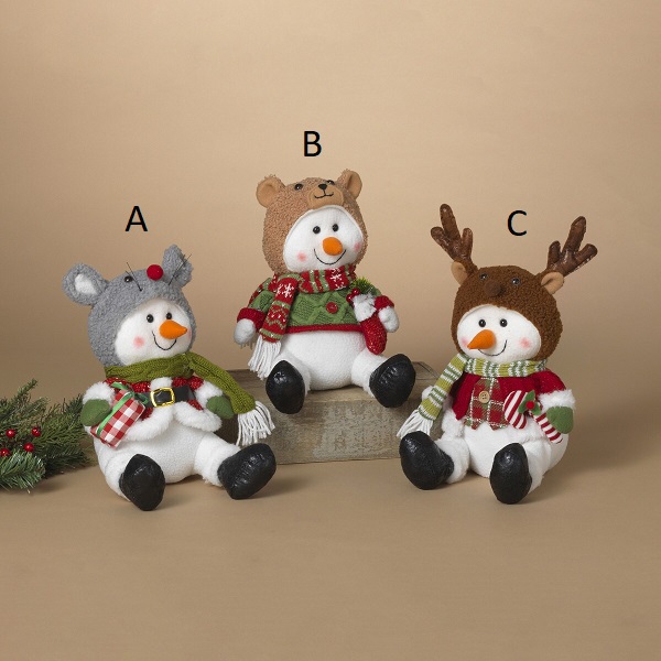Snowman Sitting Holiday