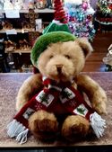 Bear Holiday Plush With Hat