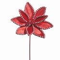 Poinsettia Red Velvet Peppermint Edge