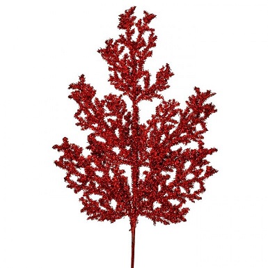 Spray Tinsel Cedar Red