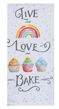 T-Towel  Live Love Bake