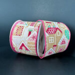 Ribbon Gingerbread Red Pink