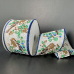 Ribbon Bird Blue Berries