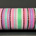 Mesh Roll Pink Mint Metallic
